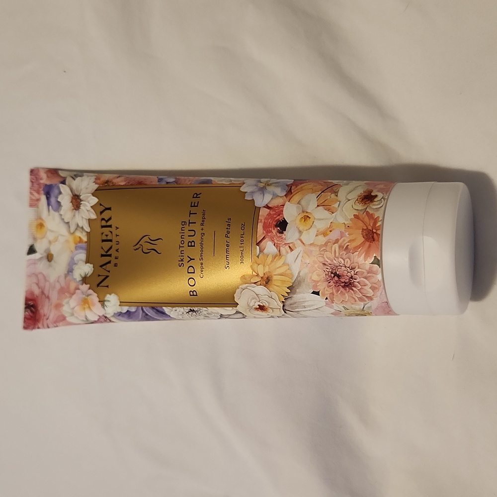 Nakery Summer Petals Crepe Smoothing Tightening/Toning Body Butter. Feels great!